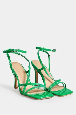 Pixiegirl Pixiegirl Green Strappy Heels Standard Fit