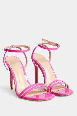 Pixiegirl Pixiegirl Pink Double Band Heels In Standard Fit