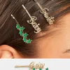 Yours Yours 4 Pack Gold 'santa Baby' Christmas Hairslide Set