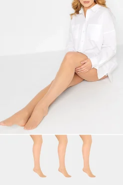 Yours Yours 3 Pack Nude 20 Denier Ladder Resist Tights