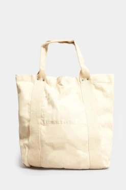 Yours Yours Beige Brown Canvas Tote Bag