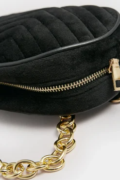 Yours Yours Black Chain Strap Camera Bag