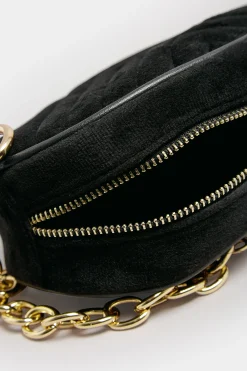 Yours Yours Black Chain Strap Camera Bag