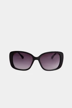 Yours Yours Black Chunky Chain Arm Sunglasses