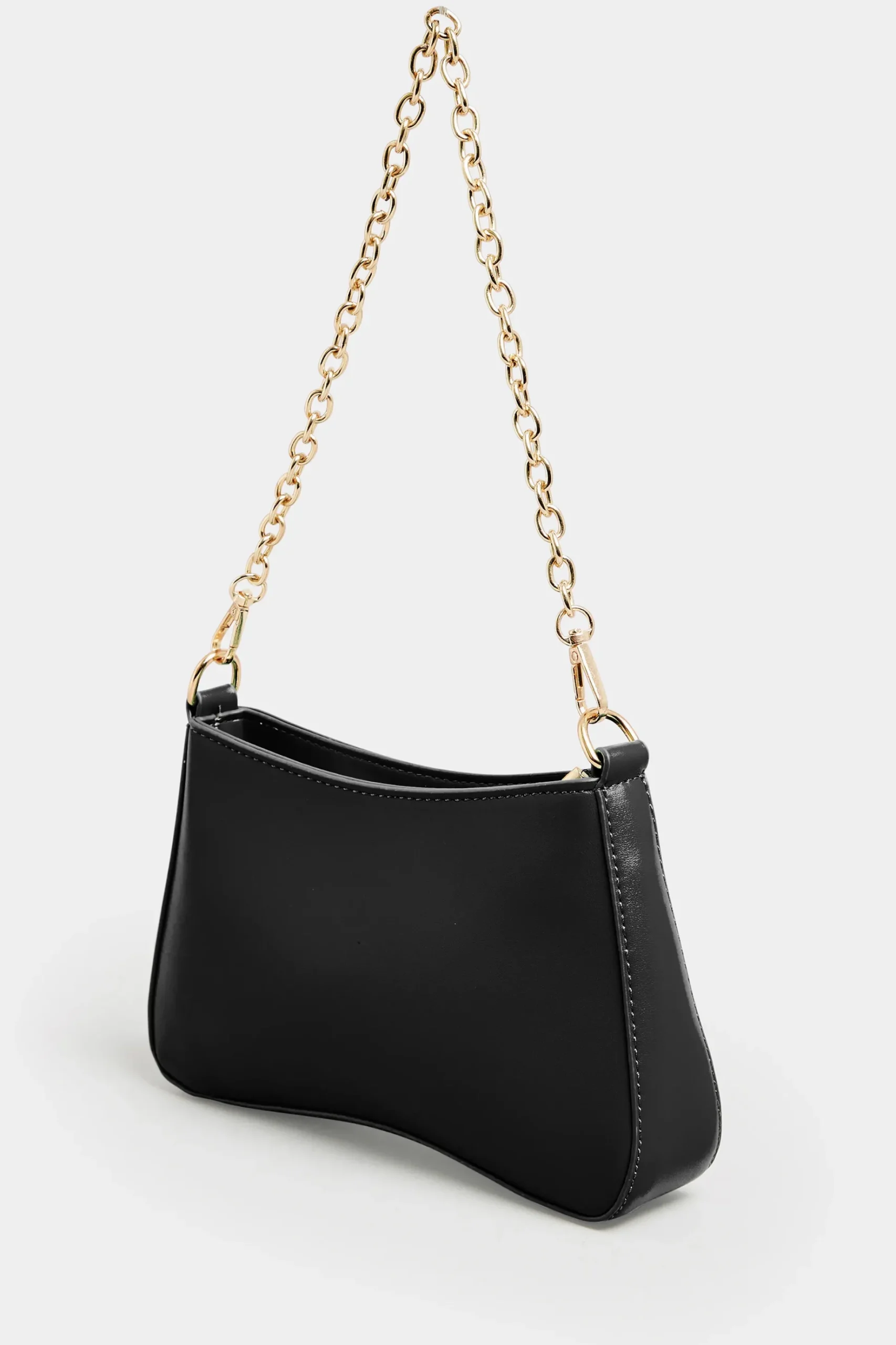Yours Yours Black Detachable Chain Shoulder Bag