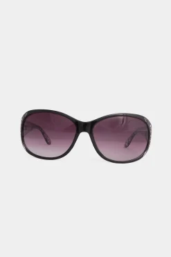 Yours Yours Black Filigree Sunglasses