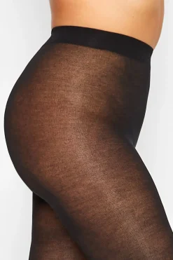 Yours Yours Black Maxi Soft Touch Luxury Tights