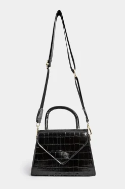 Yours Yours Black Multi Strap Bag