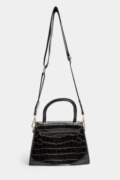 Yours Yours Black Multi Strap Bag