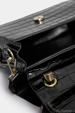 Yours Yours Black Multi Strap Bag