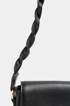 Yours Yours Black Twisted Strap Shoulder Bag