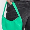 Yours Yours Bright Green Fabric Shoulder Bag
