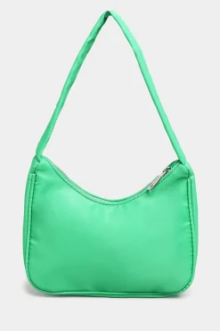 Yours Yours Bright Green Fabric Shoulder Bag