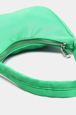 Yours Yours Bright Green Fabric Shoulder Bag