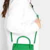 Yours Yours Bright Green Top Handle Crossbody Bag