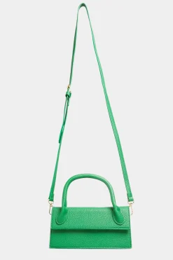 Yours Yours Bright Green Top Handle Crossbody Bag