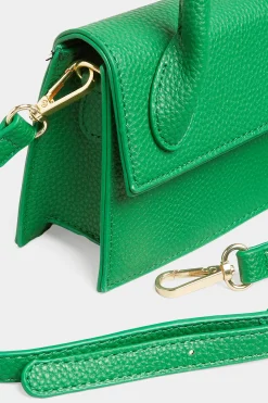 Yours Yours Bright Green Top Handle Crossbody Bag