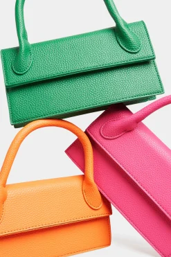 Yours Yours Bright Green Top Handle Crossbody Bag