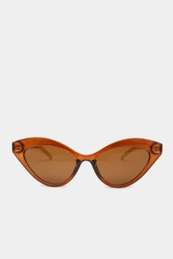 Yours Yours Brown Cat Eye Sunglasses