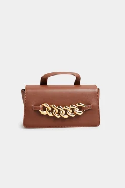 Yours Yours Brown Chunky Chain Mini Bag
