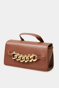 Yours Yours Brown Chunky Chain Mini Bag