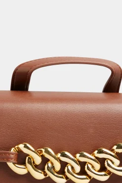 Yours Yours Brown Chunky Chain Mini Bag