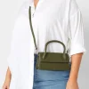 Yours Yours Dark Green Top Handle Crossbody Bag