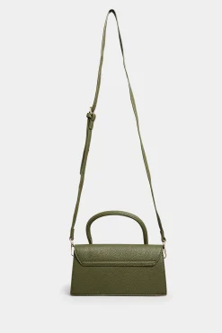 Yours Yours Dark Green Top Handle Crossbody Bag
