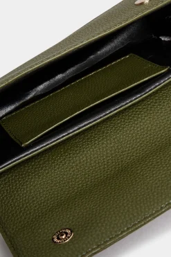 Yours Yours Dark Green Top Handle Crossbody Bag