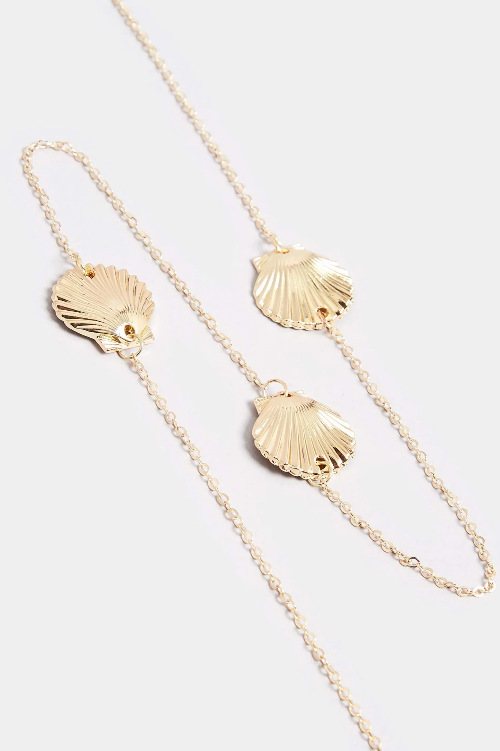 Yours Yours Gold Shell Sunglasses Chain
