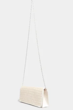 Yours Yours Gold Woven Clutch Bag