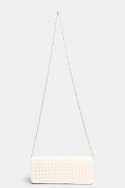 Yours Yours Gold Woven Clutch Bag