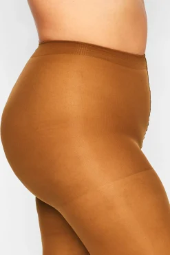 Yours Yours Hazelnut Brown 50 Denier Microfibre Premium Tights