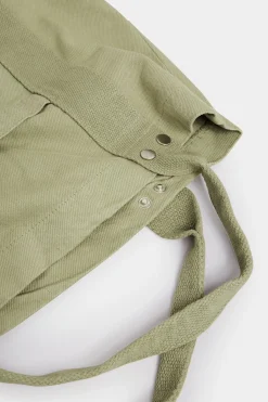 Yours Yours Khaki Green Canvas Tote Bag