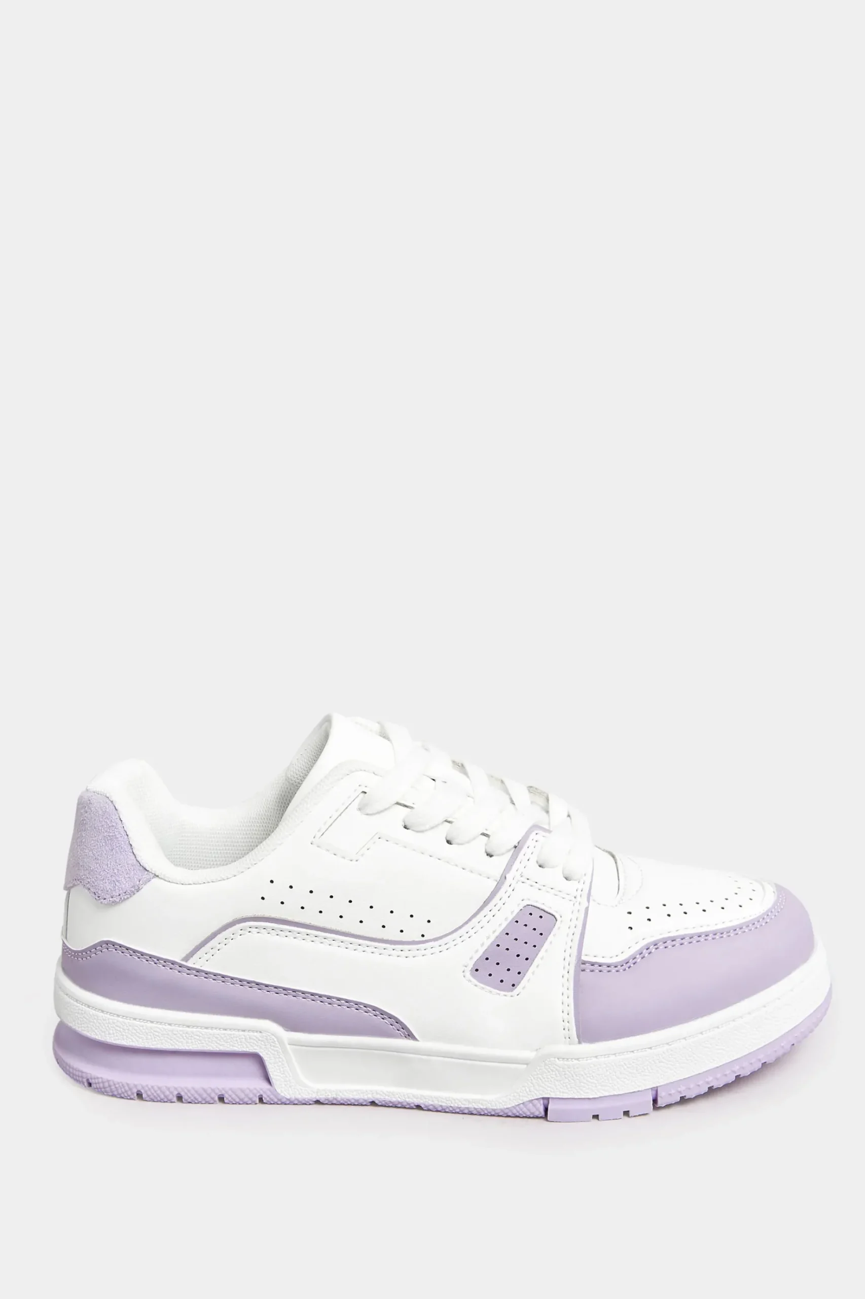 Yours Yours Lilac Purple Chunky Trainers In Extra Wide Eee Fit