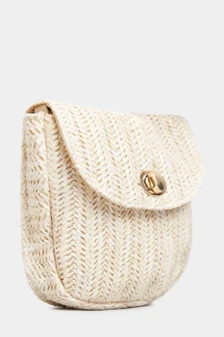 Yours Yours Natural Straw Cross Body Day Bag