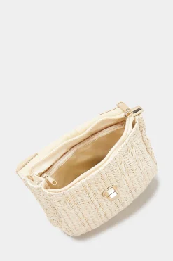 Yours Yours Natural Straw Cross Body Day Bag
