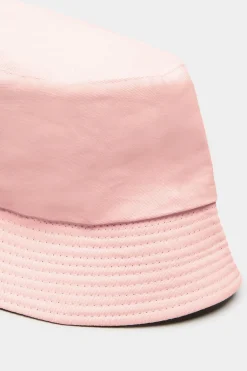 Yours Yours Pink & Black Reversible Bucket Hat