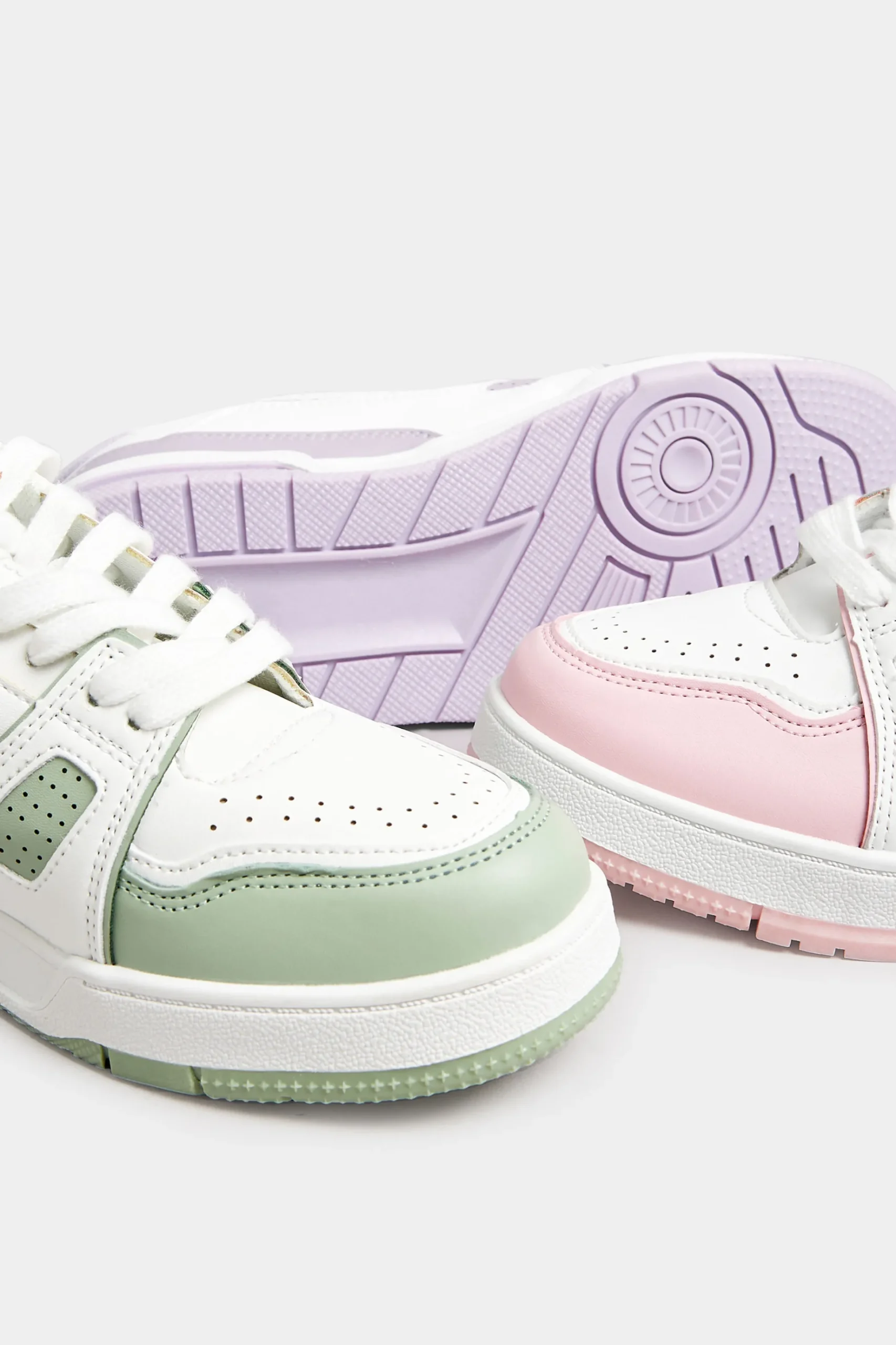 Yours Yours Pink Chunky Trainers In Extra Wide Eee Fit