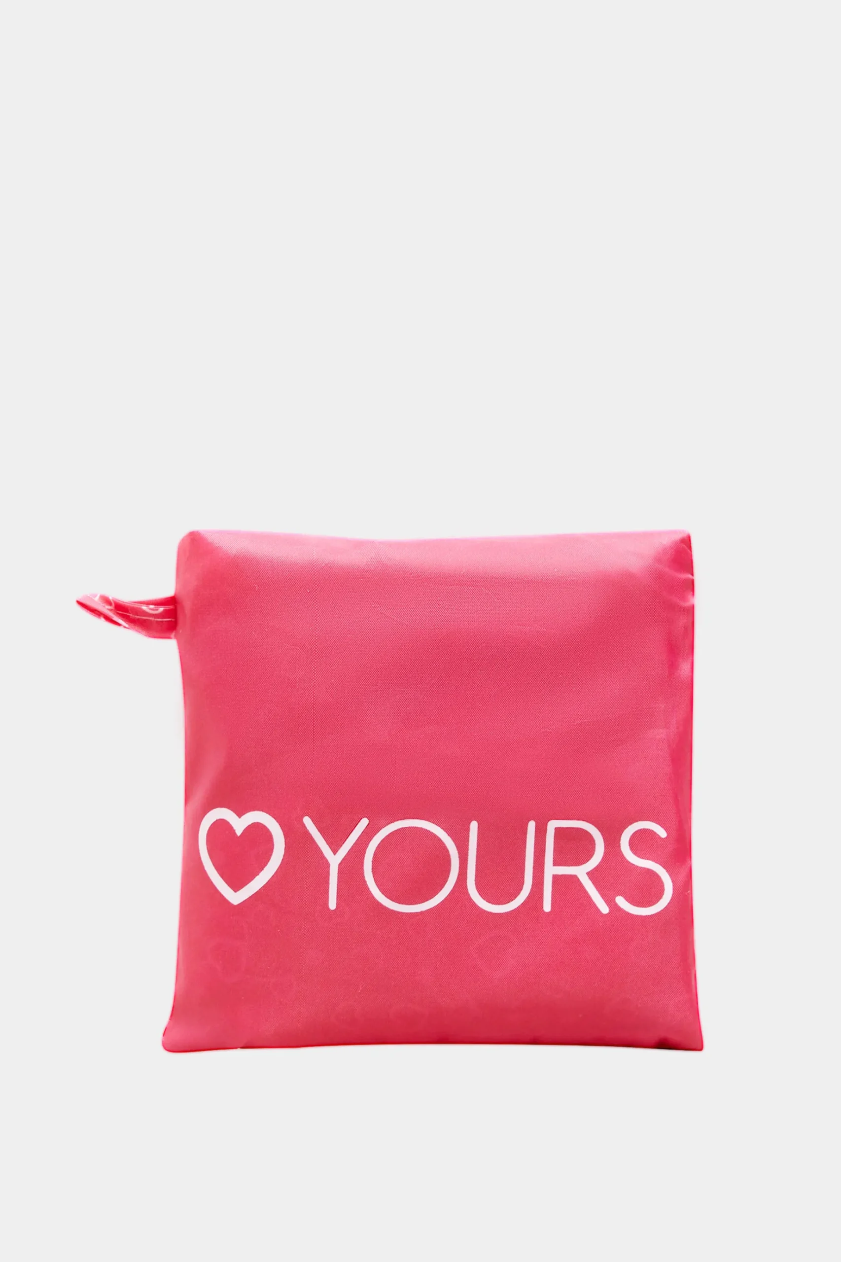 Yours Yours Pink Heart Shopper Bag