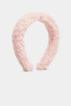 Yours Yours Pink Teddy Shearling Headband