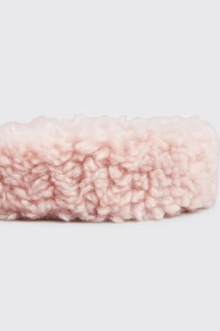 Yours Yours Pink Teddy Shearling Headband