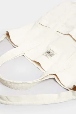 Yours Yours White Denim Shopper Bag